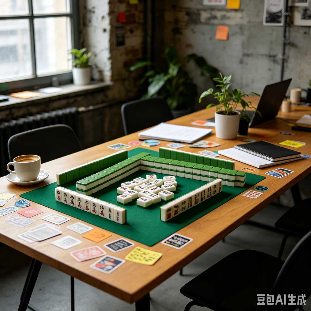 engraved texture mahjong tiles