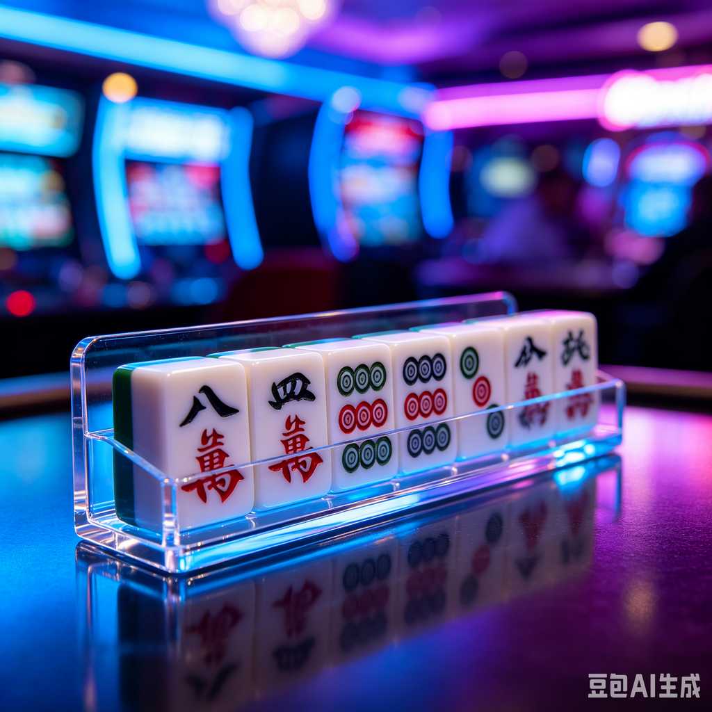 wooden mahjong set